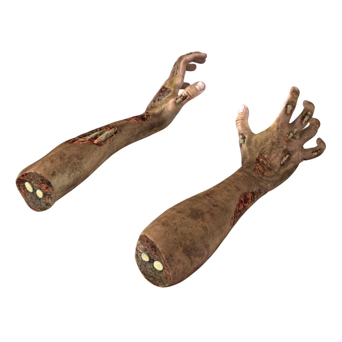 Zombie Hands Pose 5 3D model