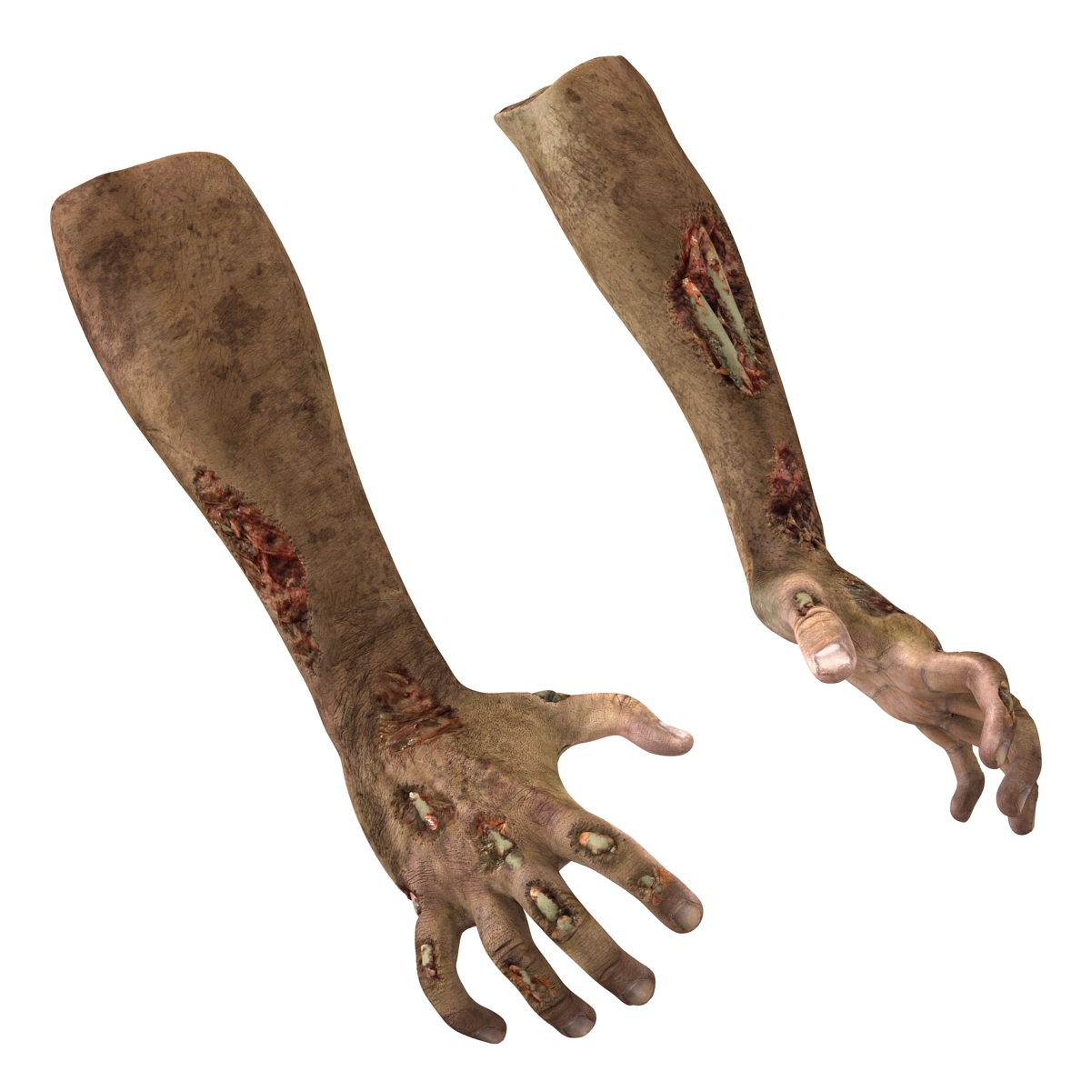 Zombie Hands Pose 5 3D model