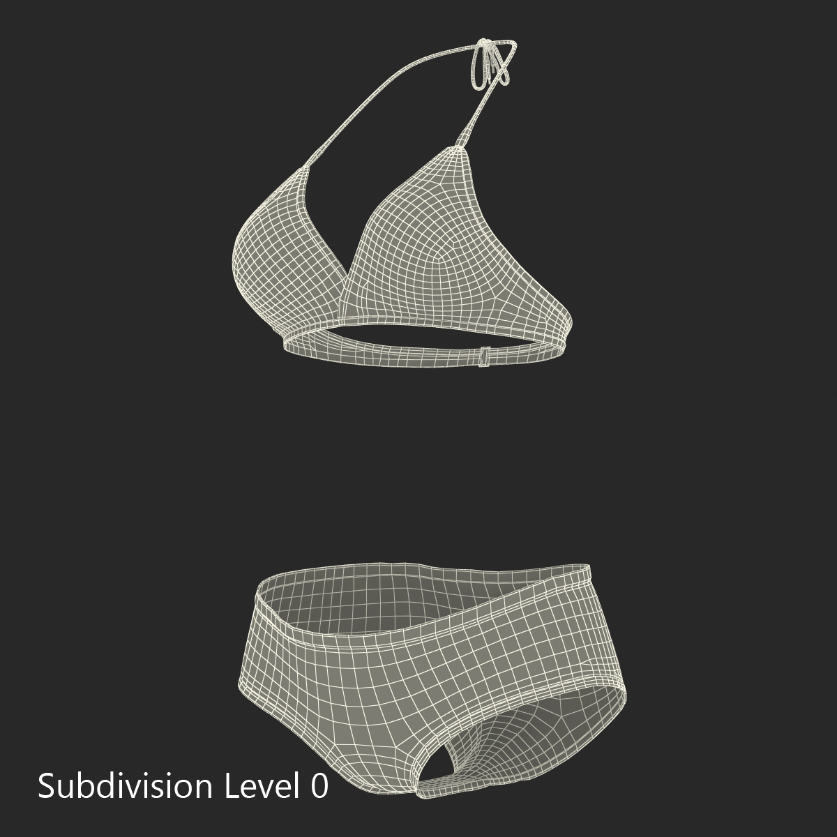 Bathing Suit 2 3D model