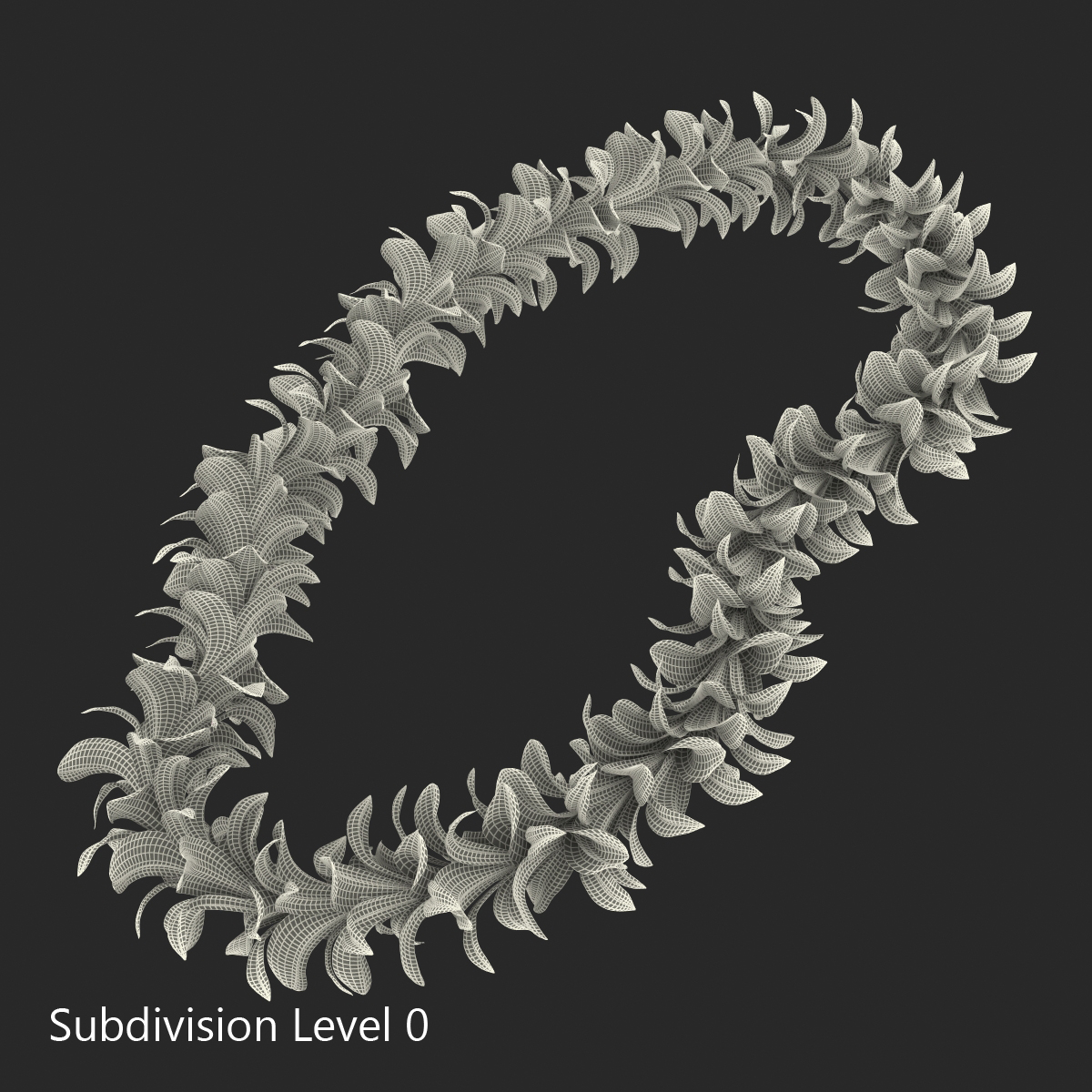 Hawaiian Lei 3 3D model