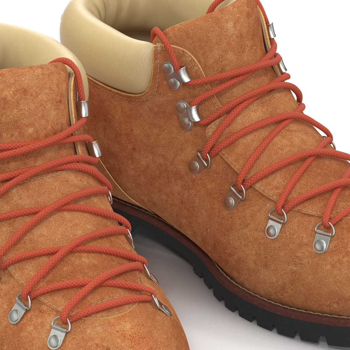 Hiking Boots 3 3D model