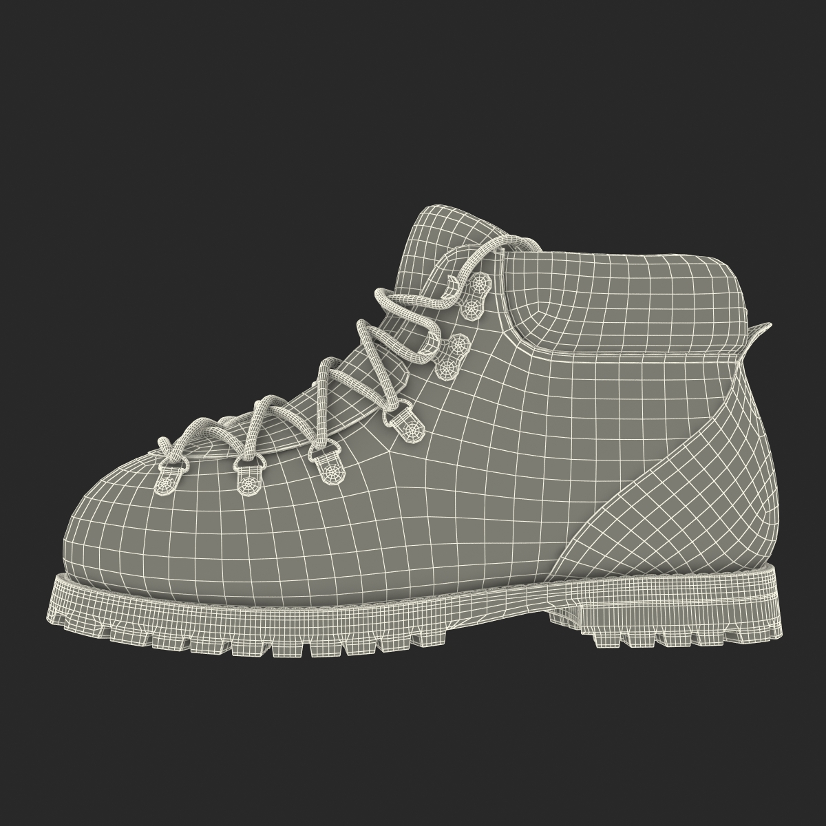 Hiking Boots 3 3D model