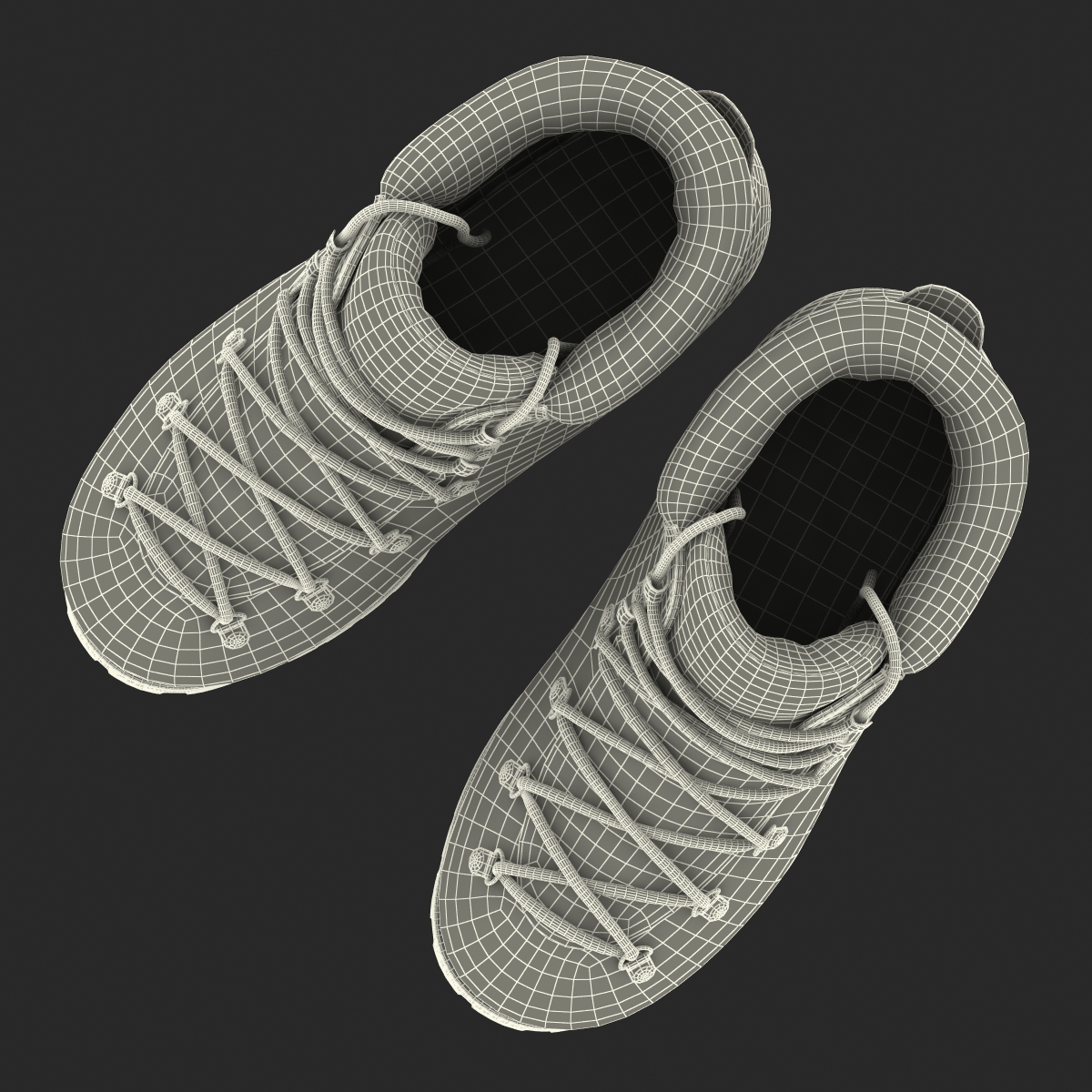 Hiking Boots 3 3D model