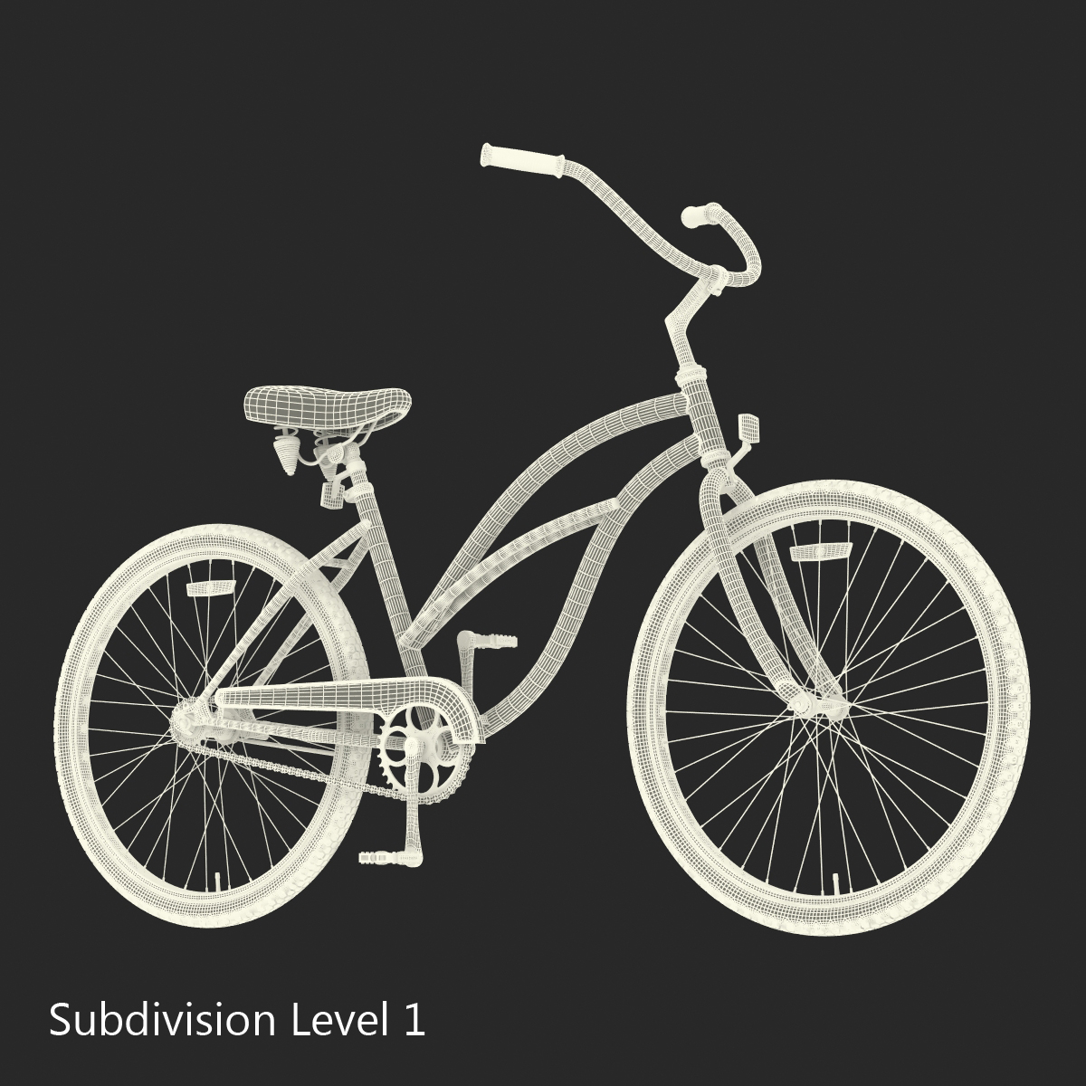 3D Beach Bike Generic model