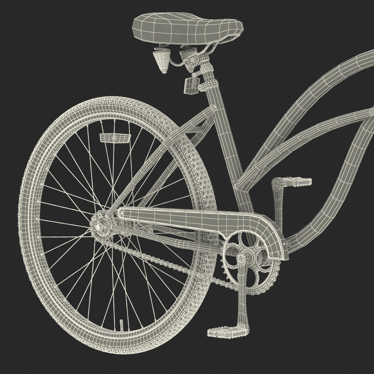 3D Beach Bike Generic model