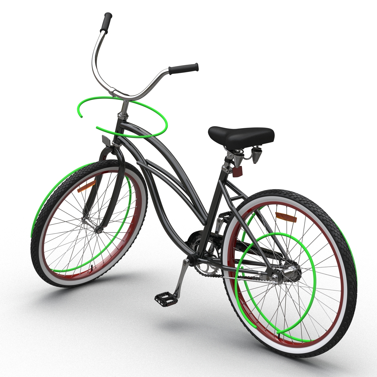 3D model Beach Bike Generic Rigged