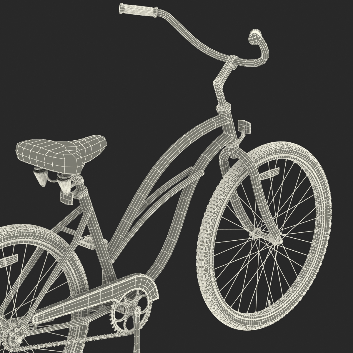 3D model Beach Bike Generic Rigged