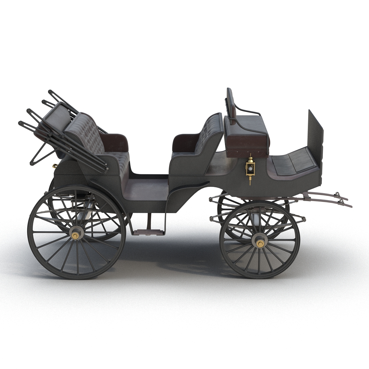 3D model Carriage Rigged