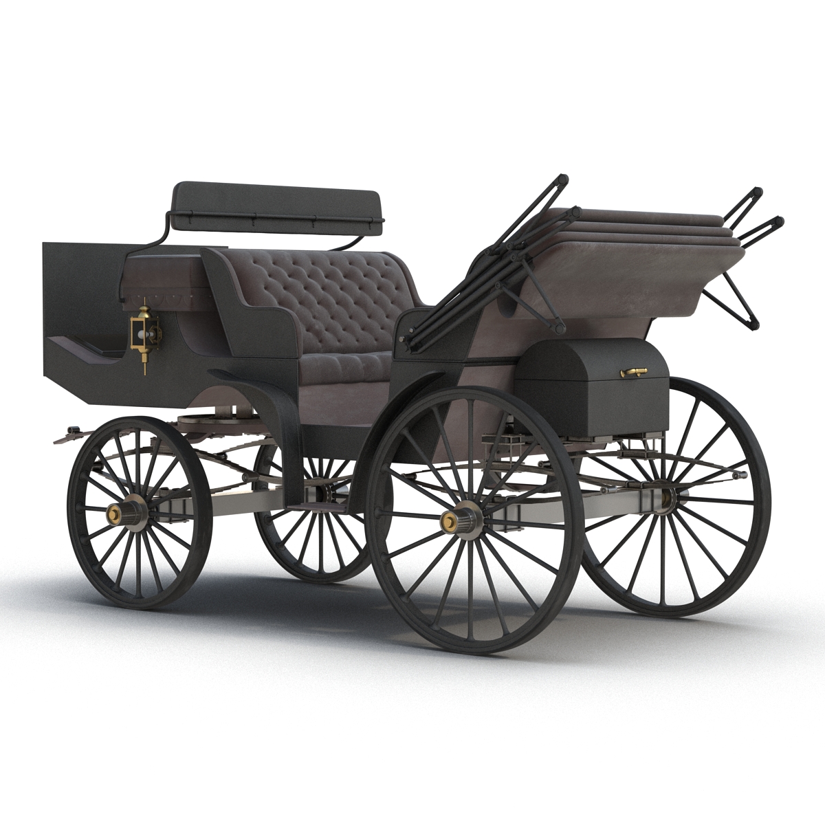 3D model Carriage Rigged