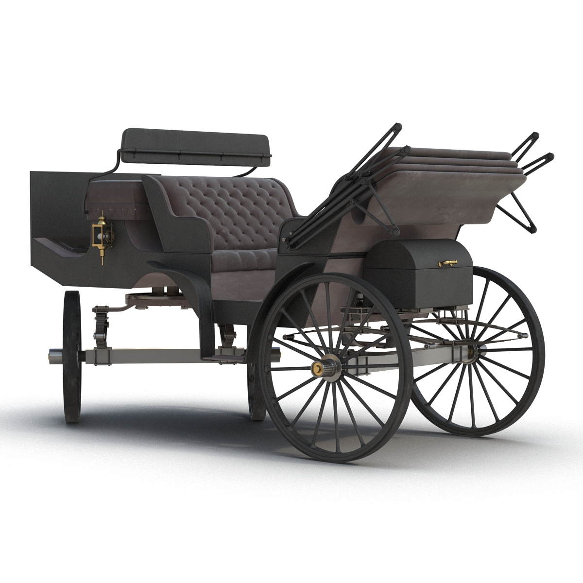 3D model Carriage Rigged