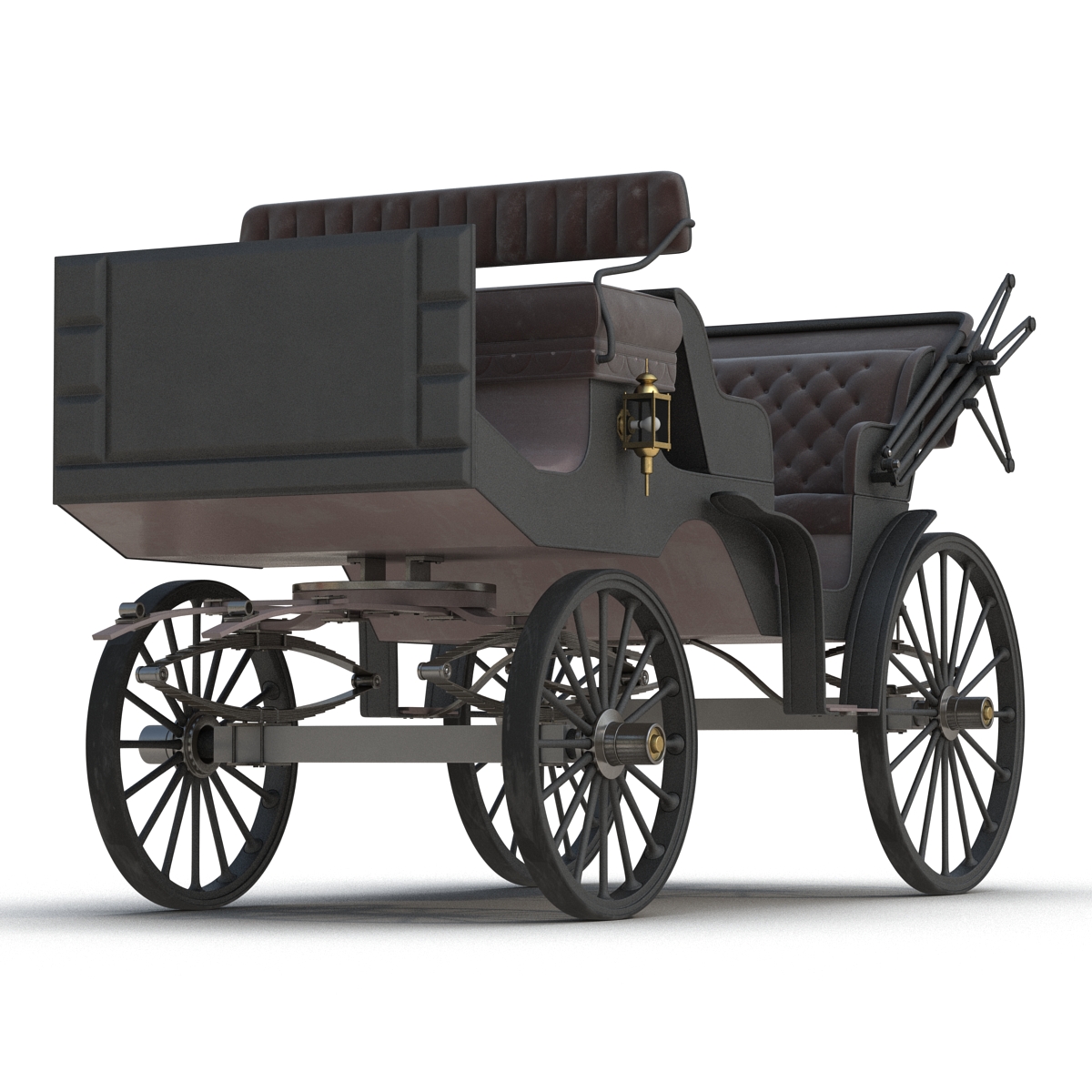 3D model Carriage Rigged