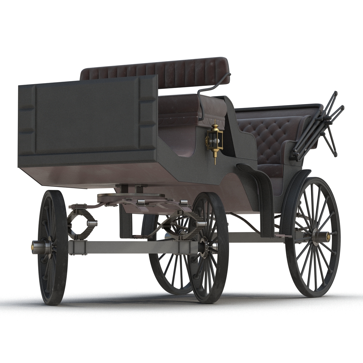 3D model Carriage Rigged