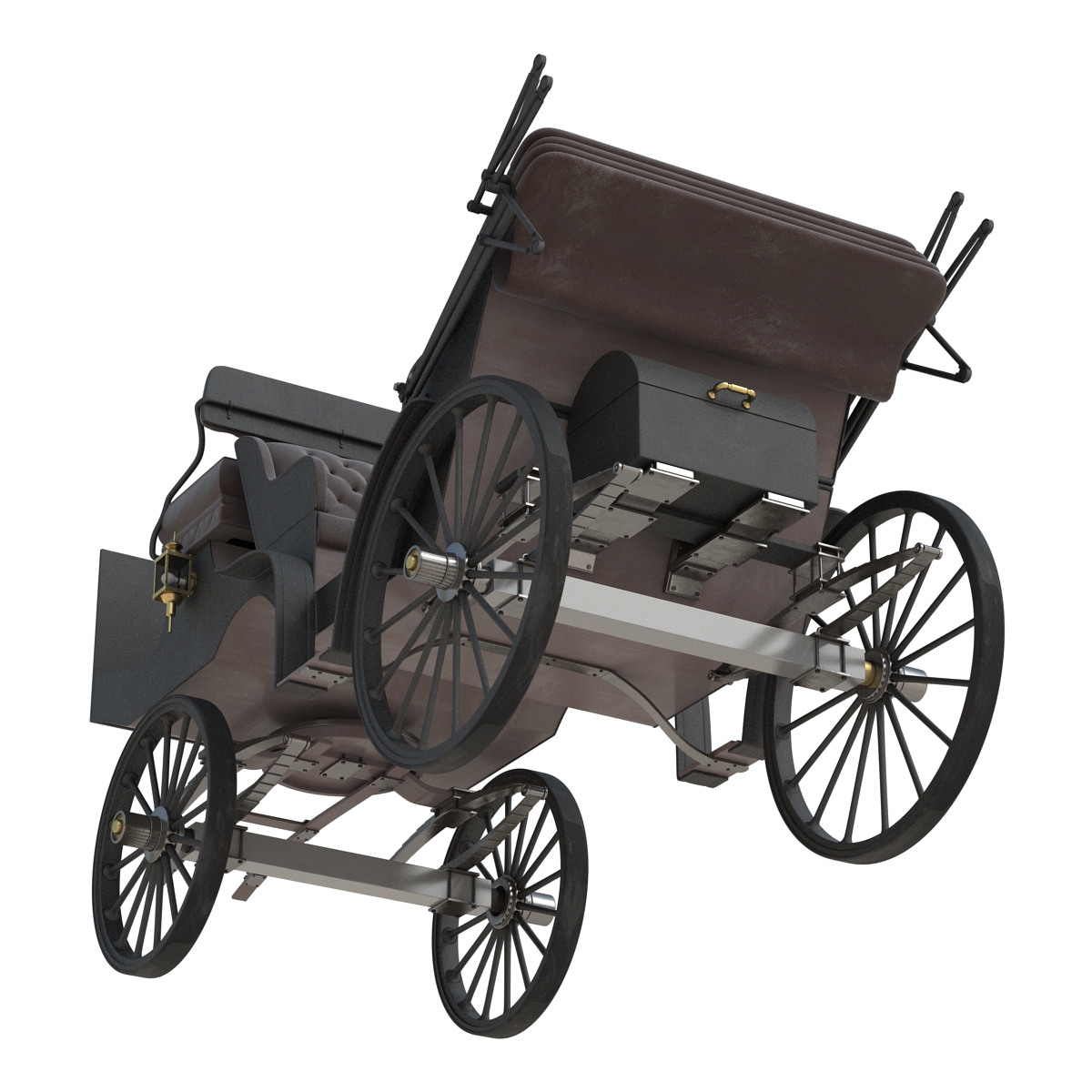 3D model Carriage Rigged