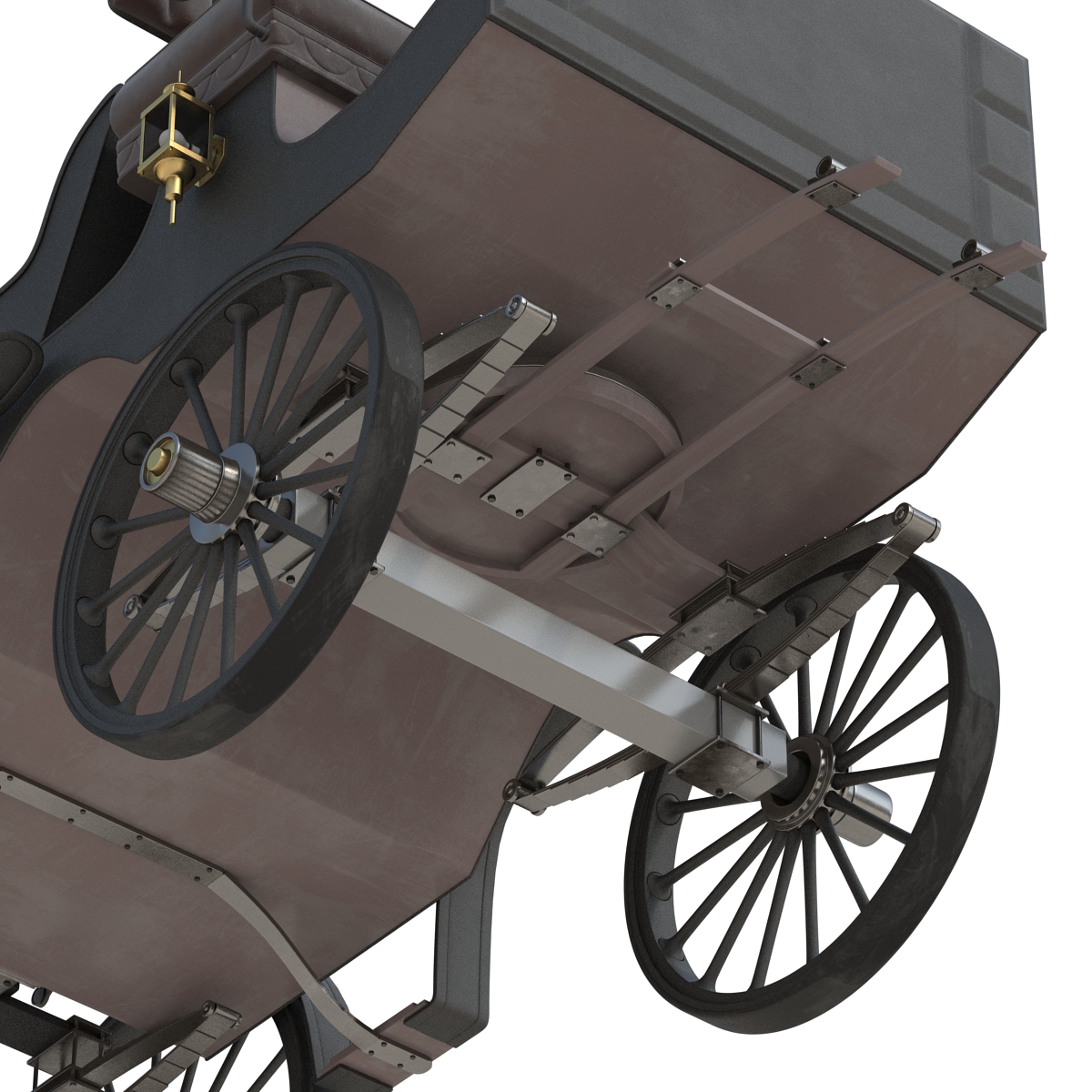 3D model Carriage Rigged