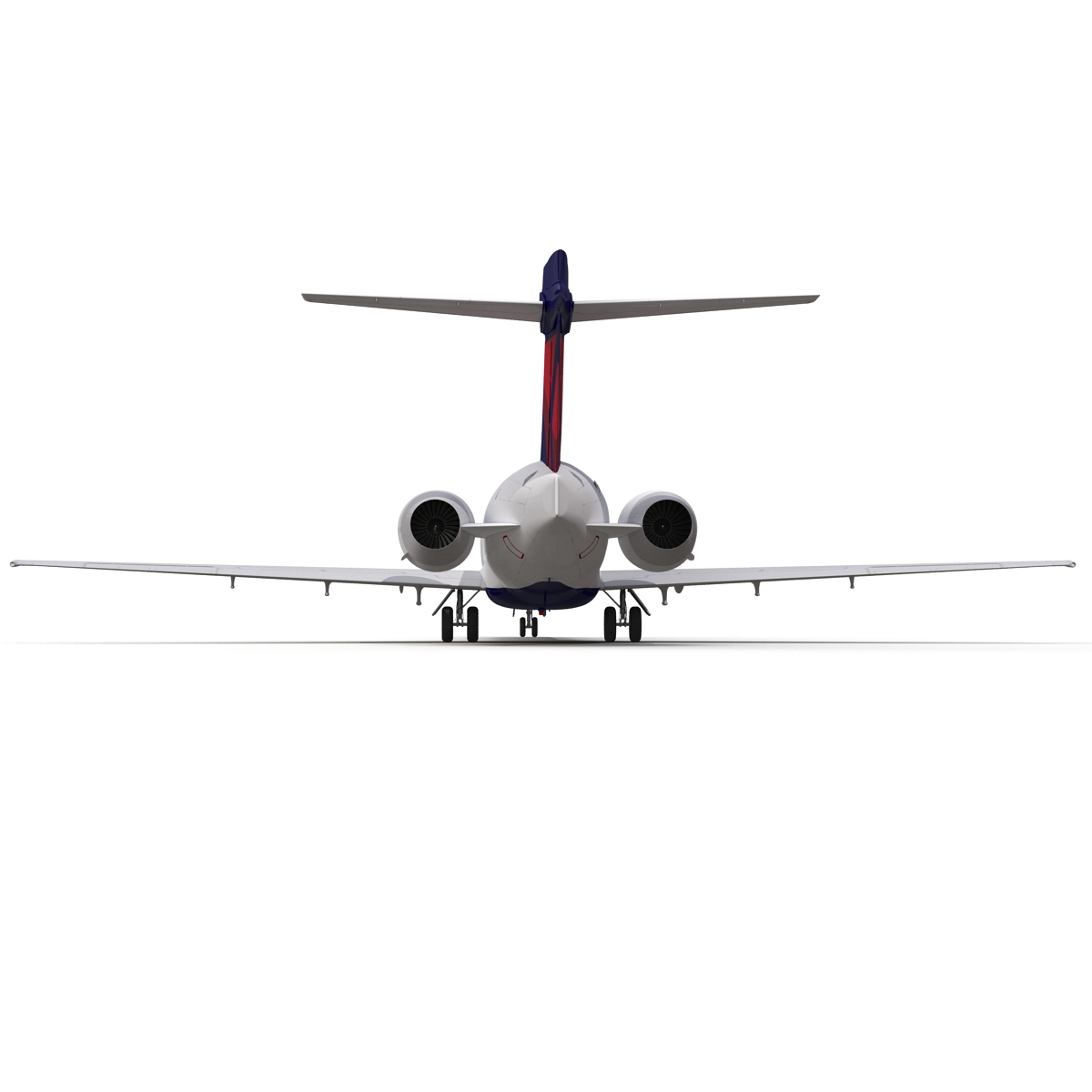 3D model Boeing 717 200 Delta Air Lines