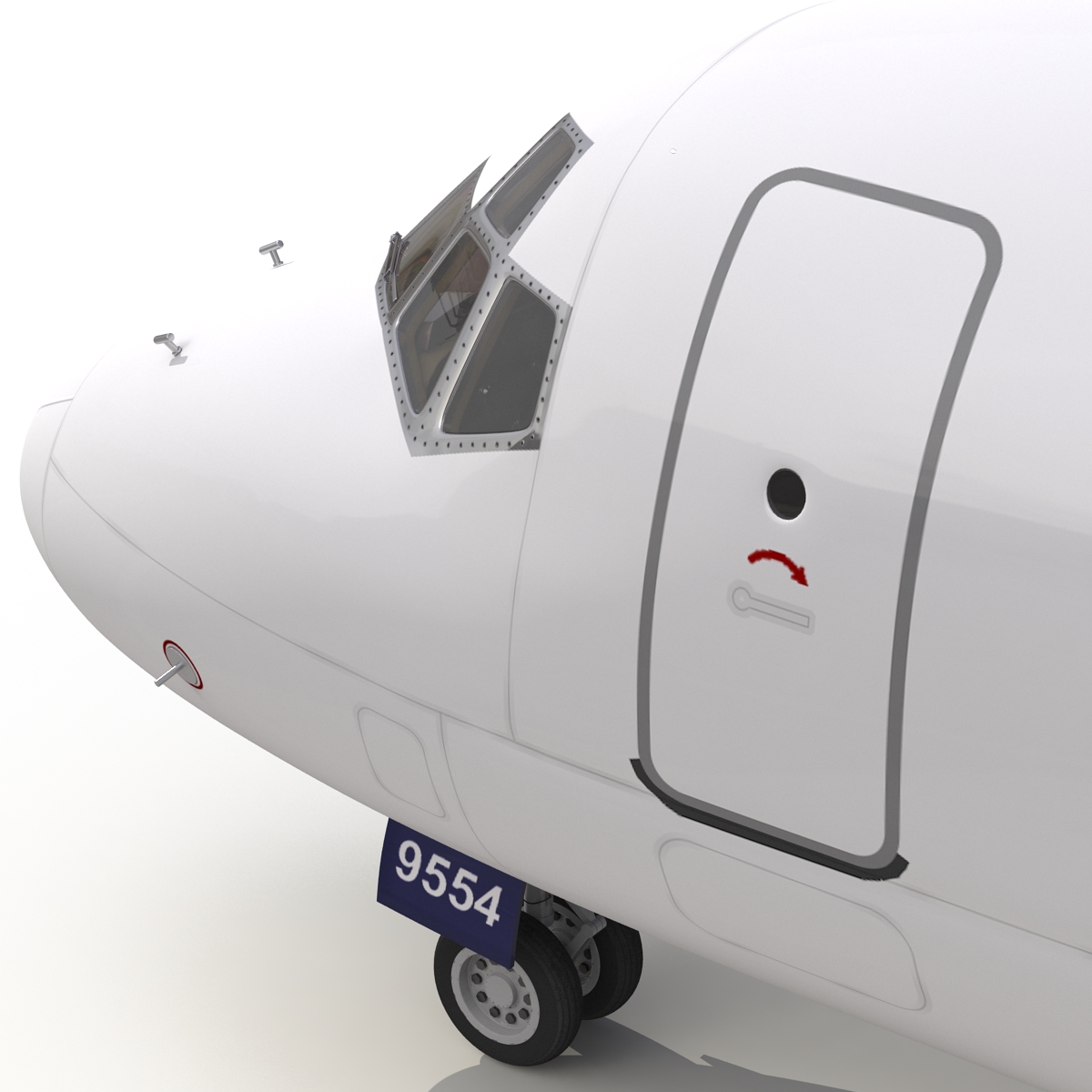 3D model Boeing 717 200 Delta Air Lines