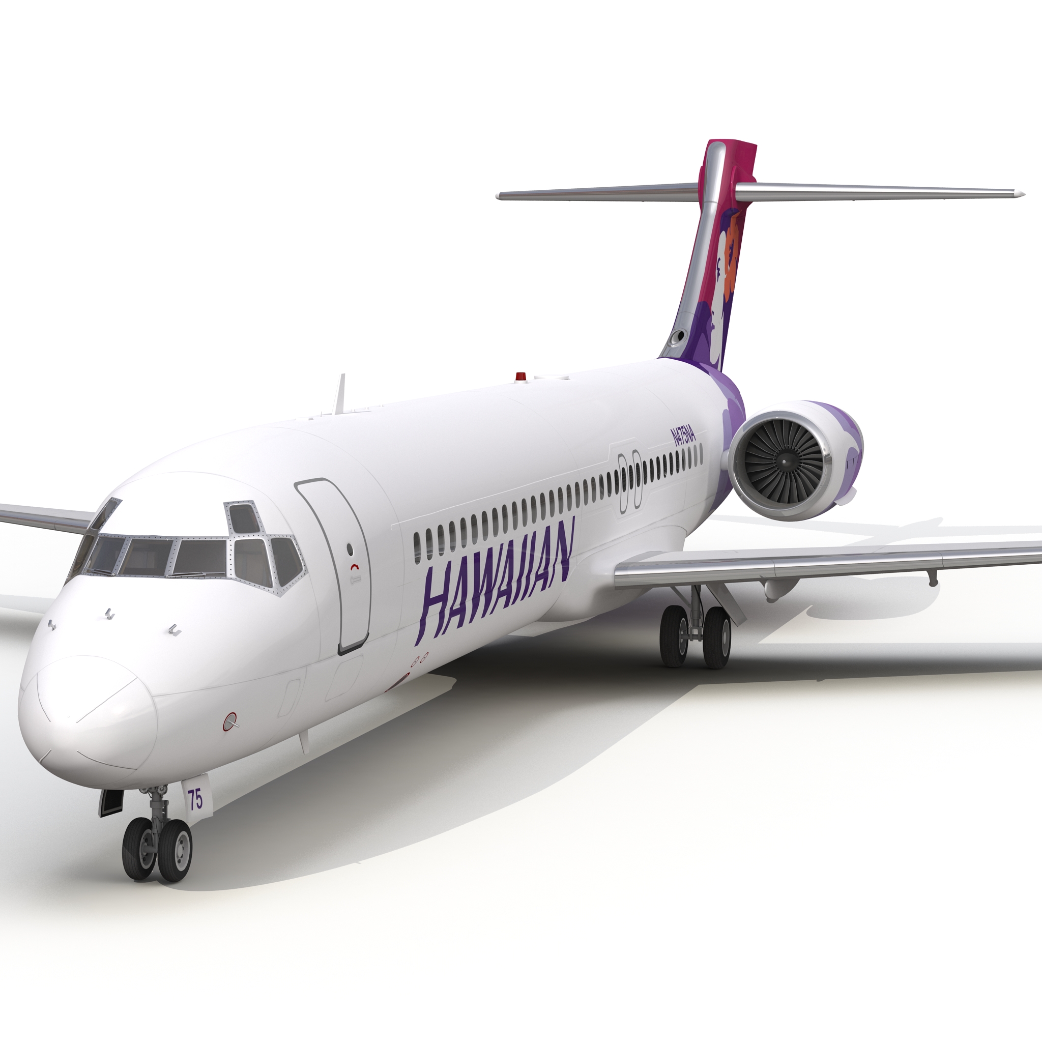 Boeing 717 200 Hawaiian Airlines 3D