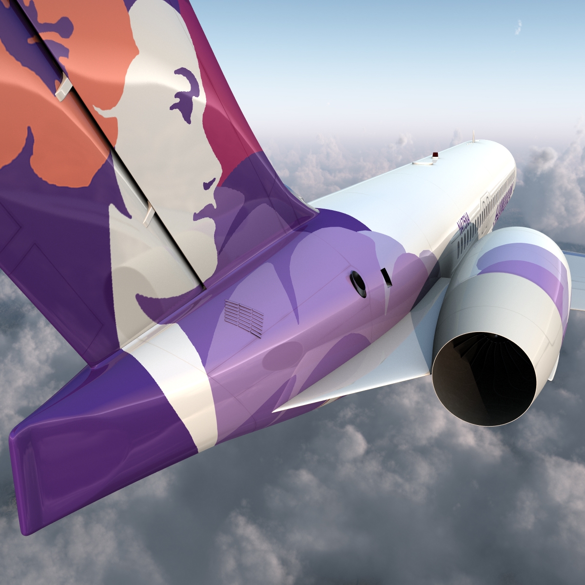 Boeing 717 200 Hawaiian Airlines 3D