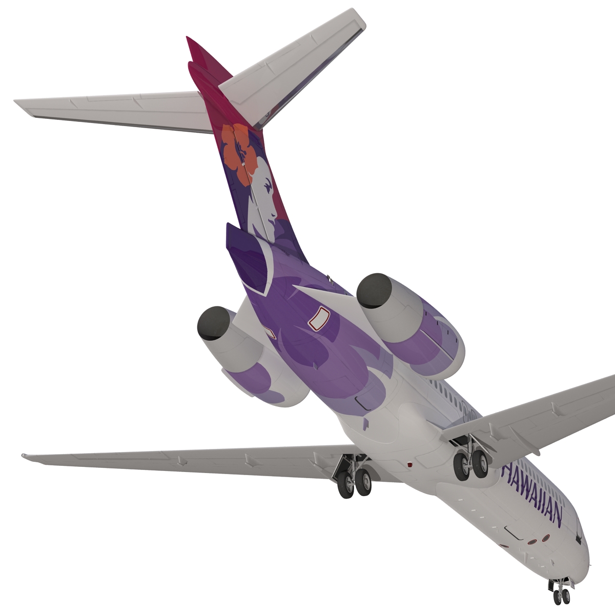 Boeing 717 200 Hawaiian Airlines 3D