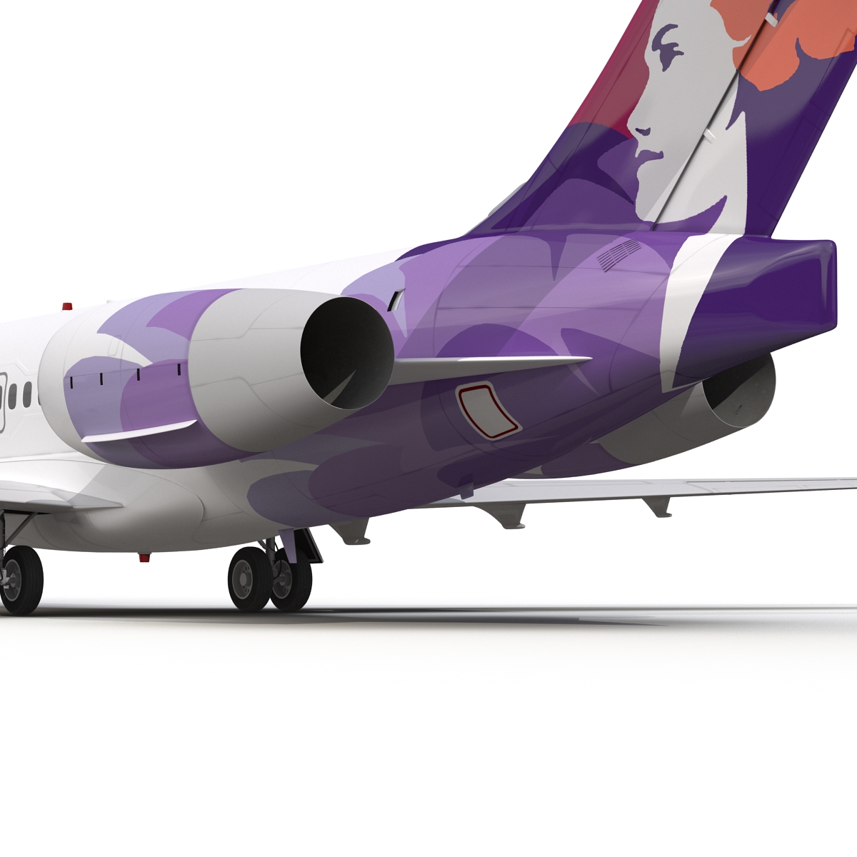 Boeing 717 200 Hawaiian Airlines 3D