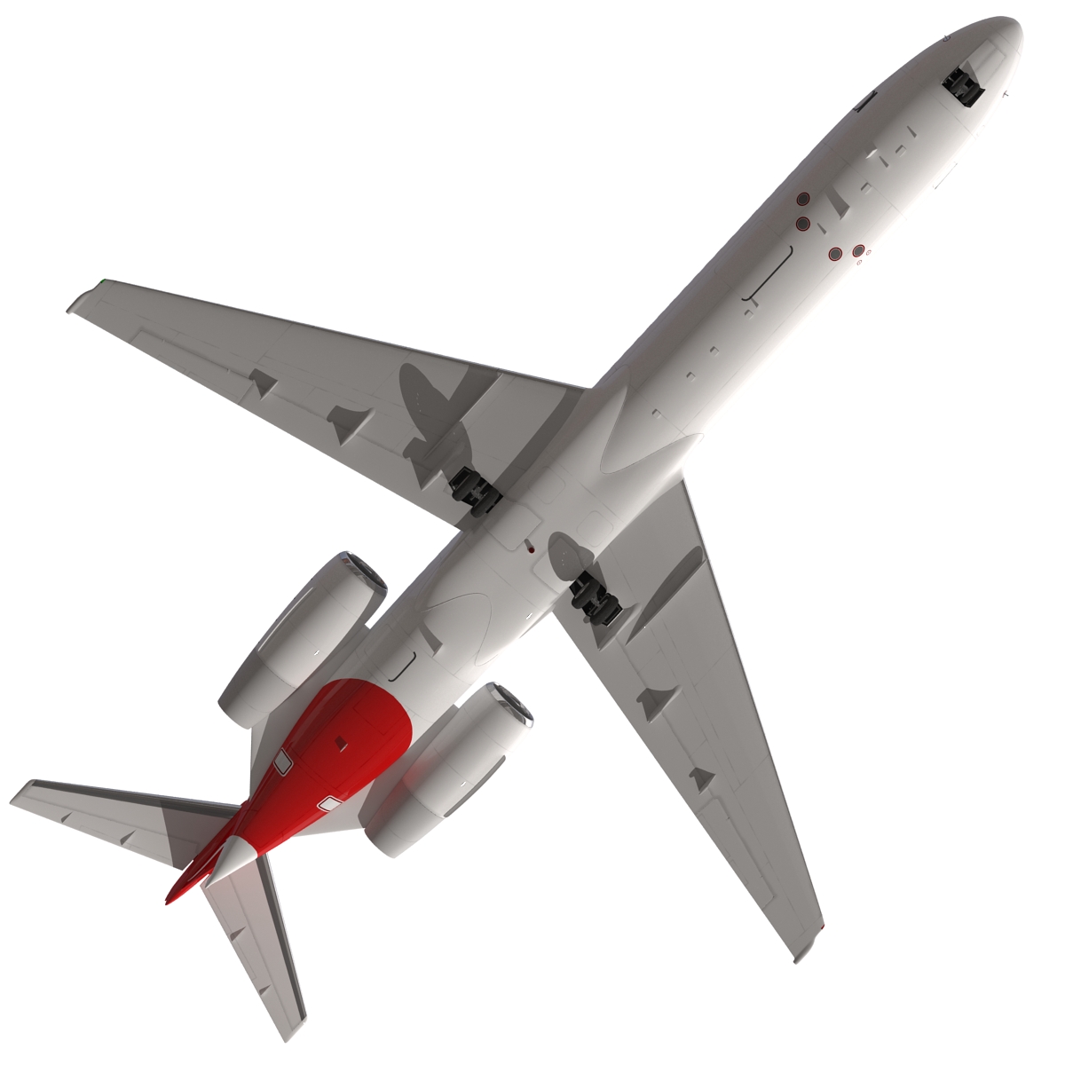 Boeing 717 200 Qantas Airways 3D model