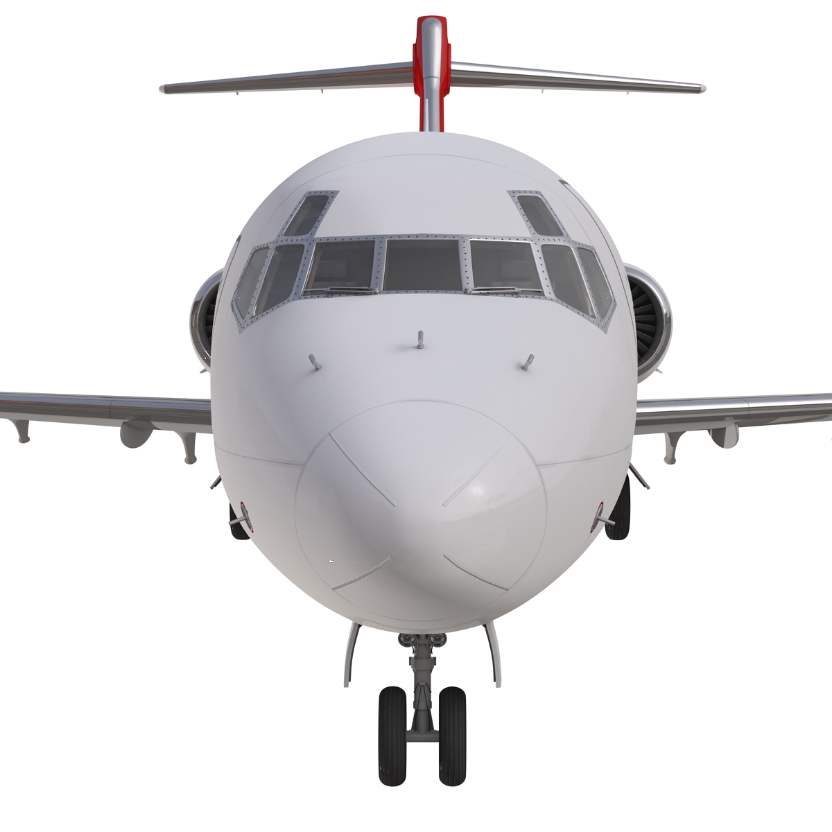 Boeing 717 200 Qantas Airways 3D model