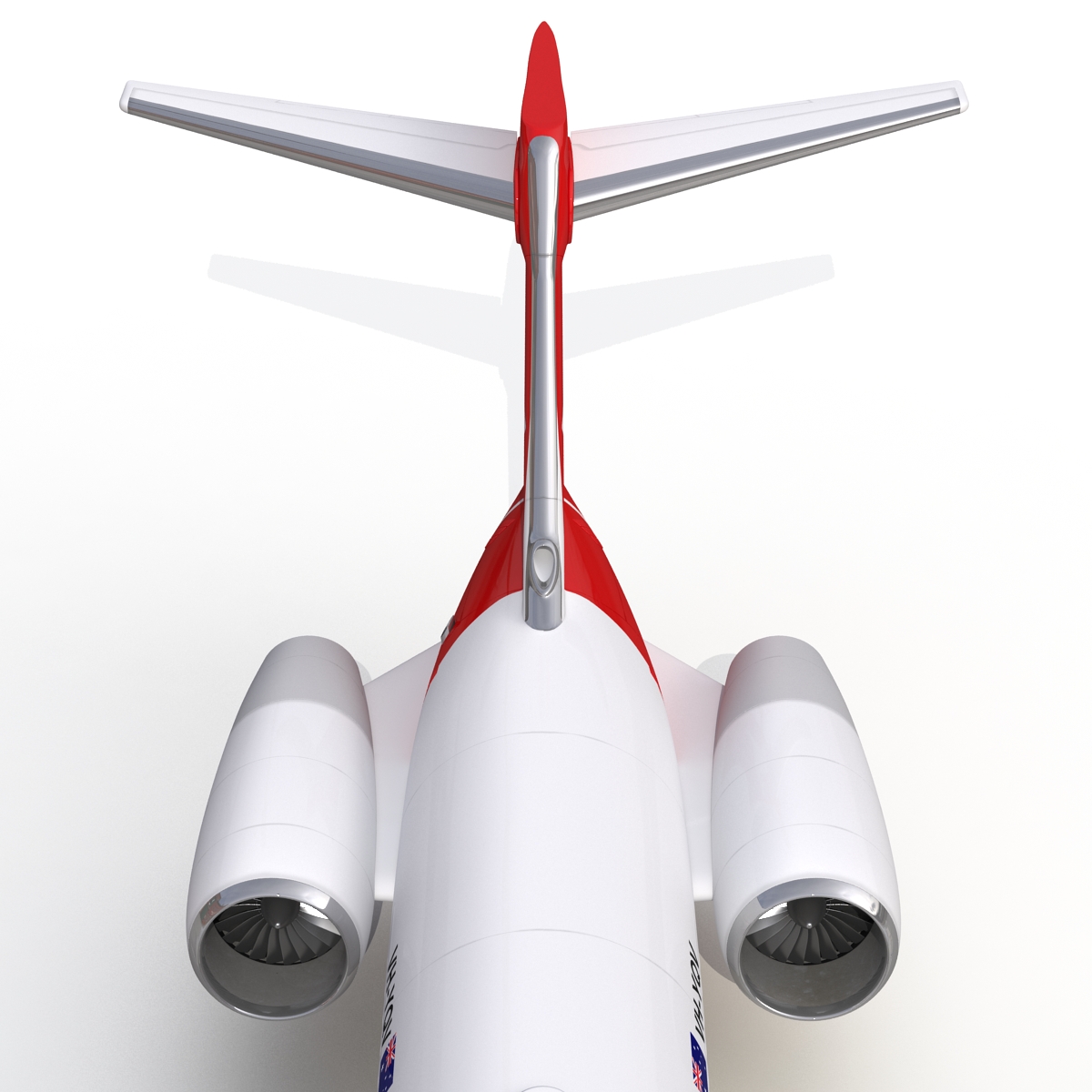 Boeing 717 200 Qantas Airways 3D model