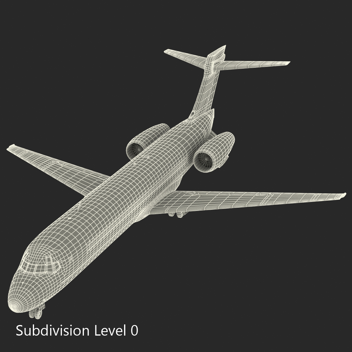 Boeing 717 200 Qantas Airways 3D model