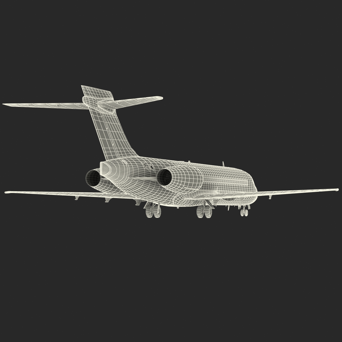 Boeing 717 200 Qantas Airways 3D model