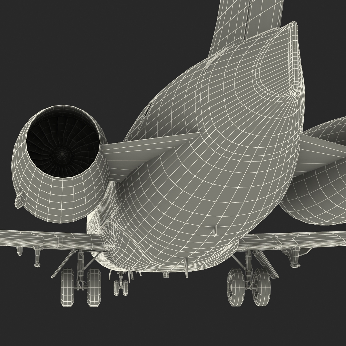 Boeing 717 200 Qantas Airways 3D model