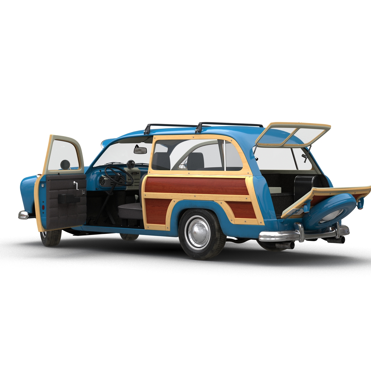 Generic Retro Car 3D