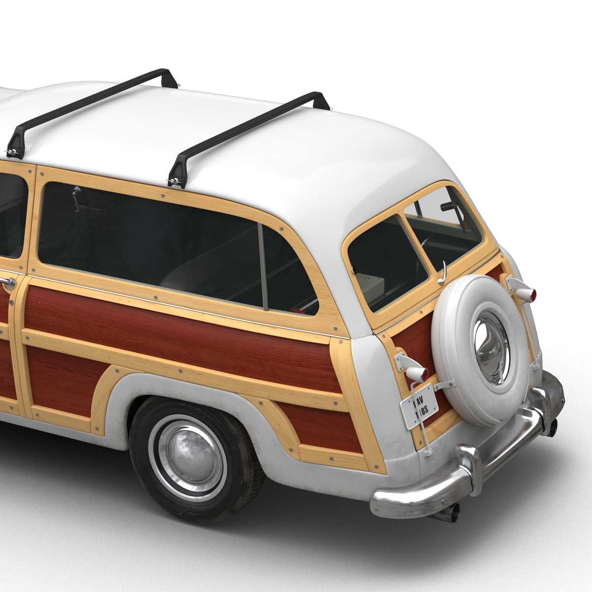 Generic Retro Car 3 3D model