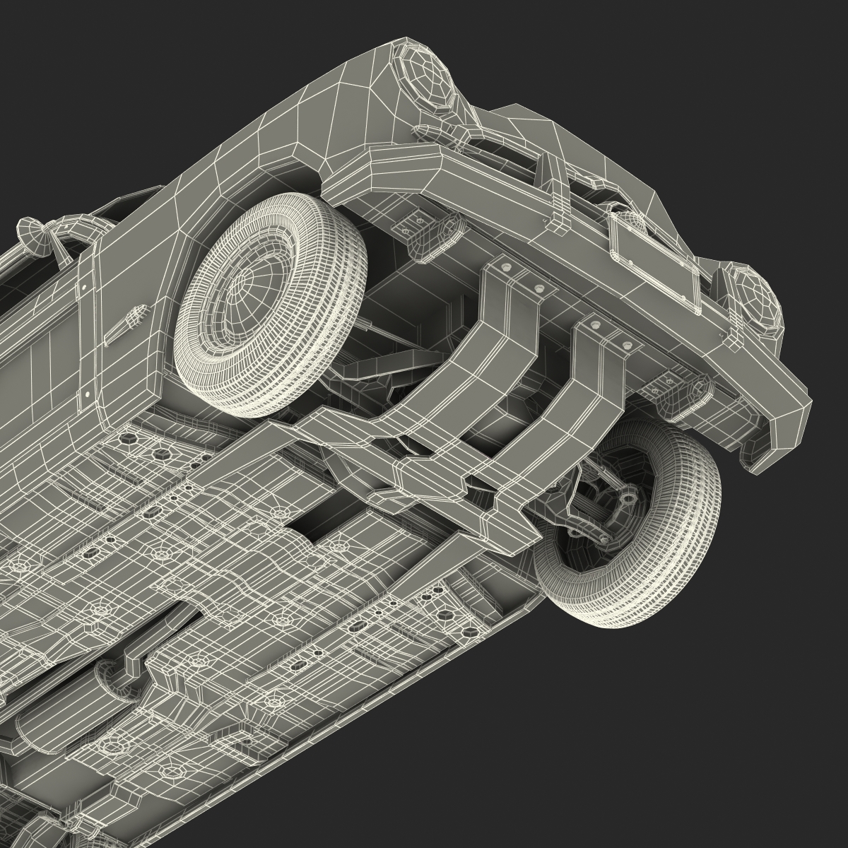 Generic Retro Car 3 3D model