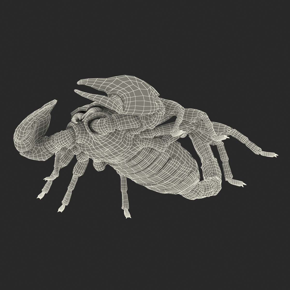 3D model Scorpion Pose 3