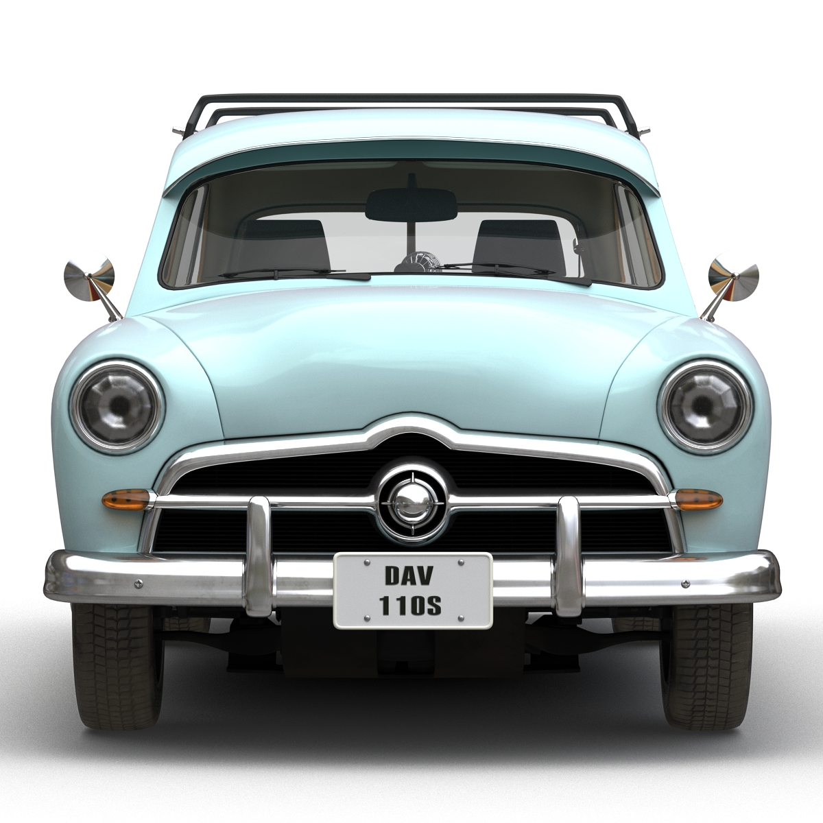 Generic Retro Car 2 3D model