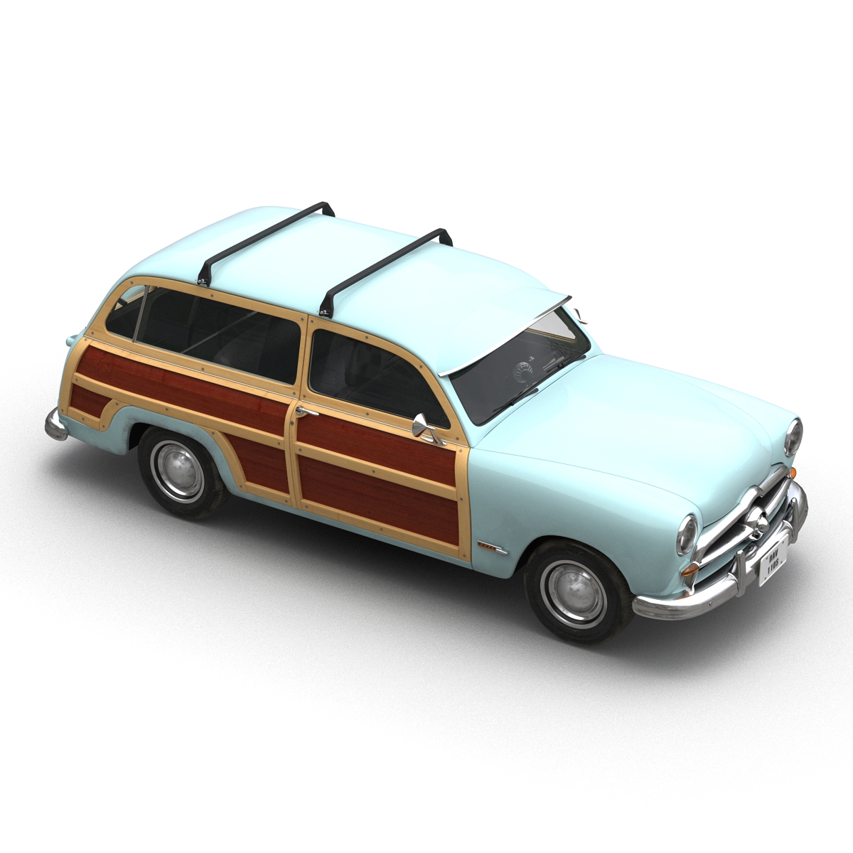 Generic Retro Car 2 3D model