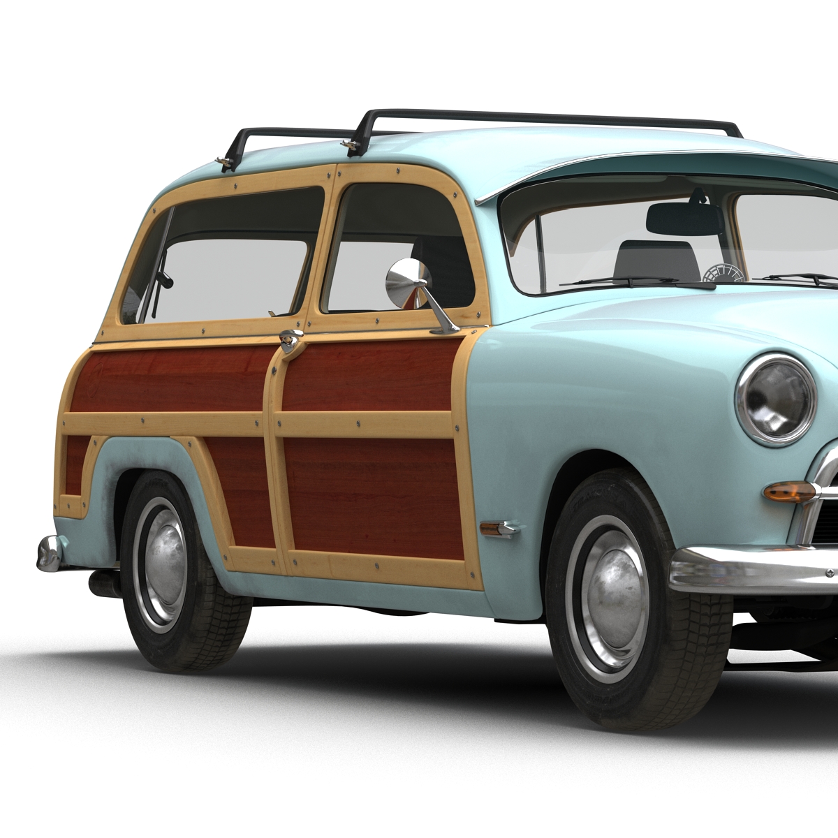 Generic Retro Car 2 3D model