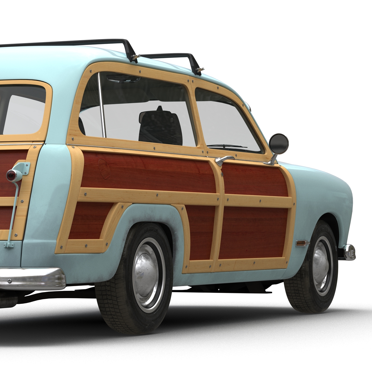 Generic Retro Car 2 3D model