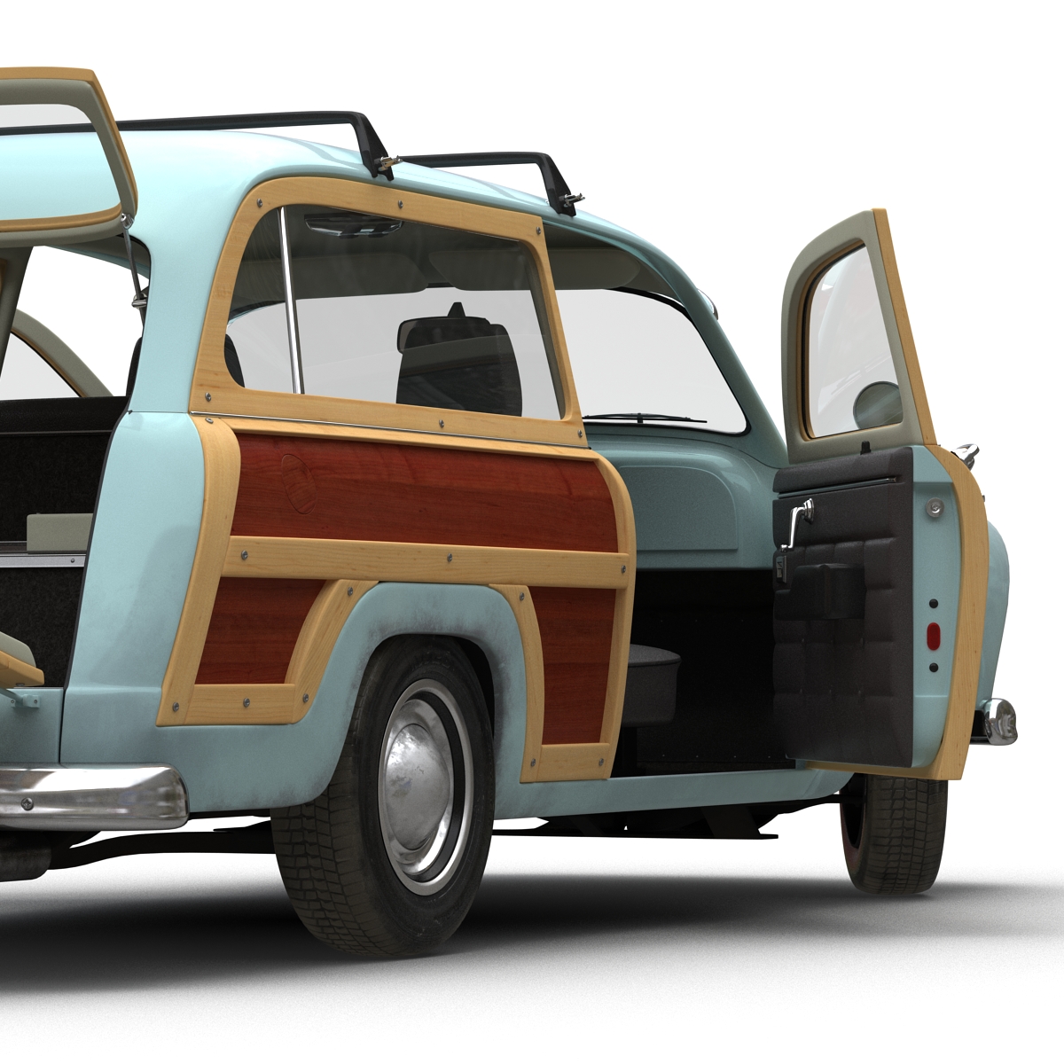 Generic Retro Car 2 3D model