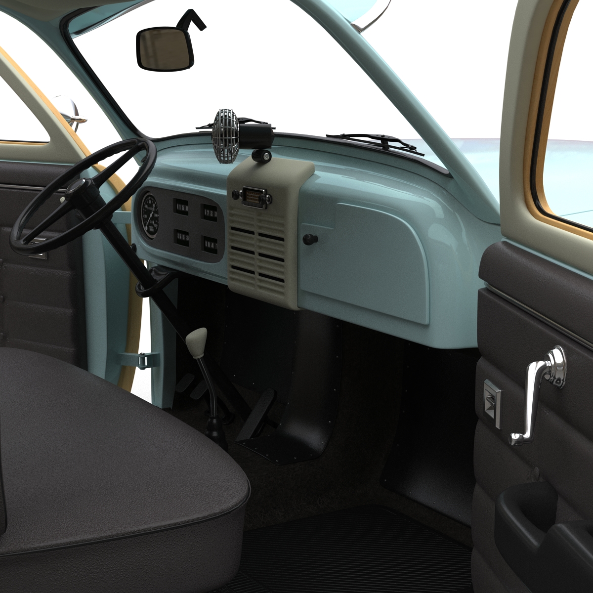 Generic Retro Car 2 3D model