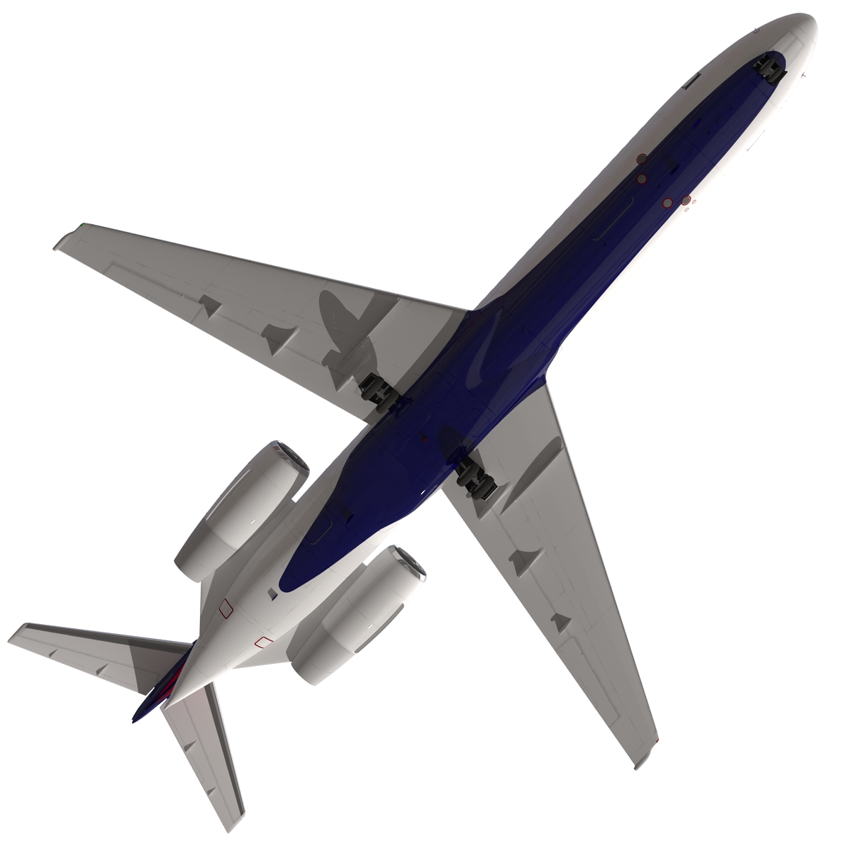 Boeing 717 200 Delta Air Lines Rigged 3D