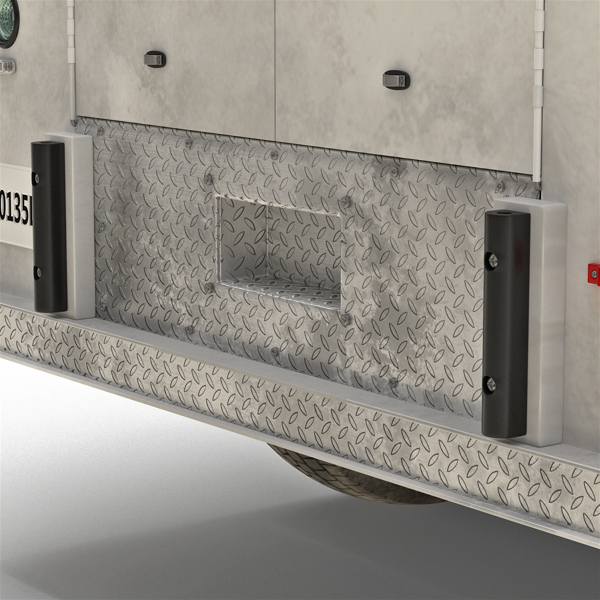 Bank Armored Car Simple Interior 3D