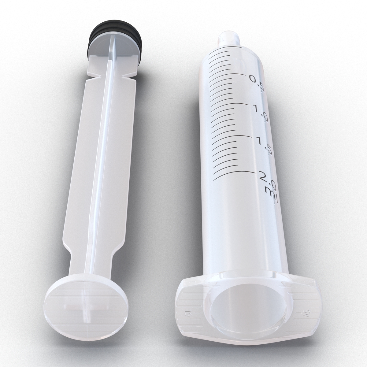 Disposable Syringe 2ml 3D