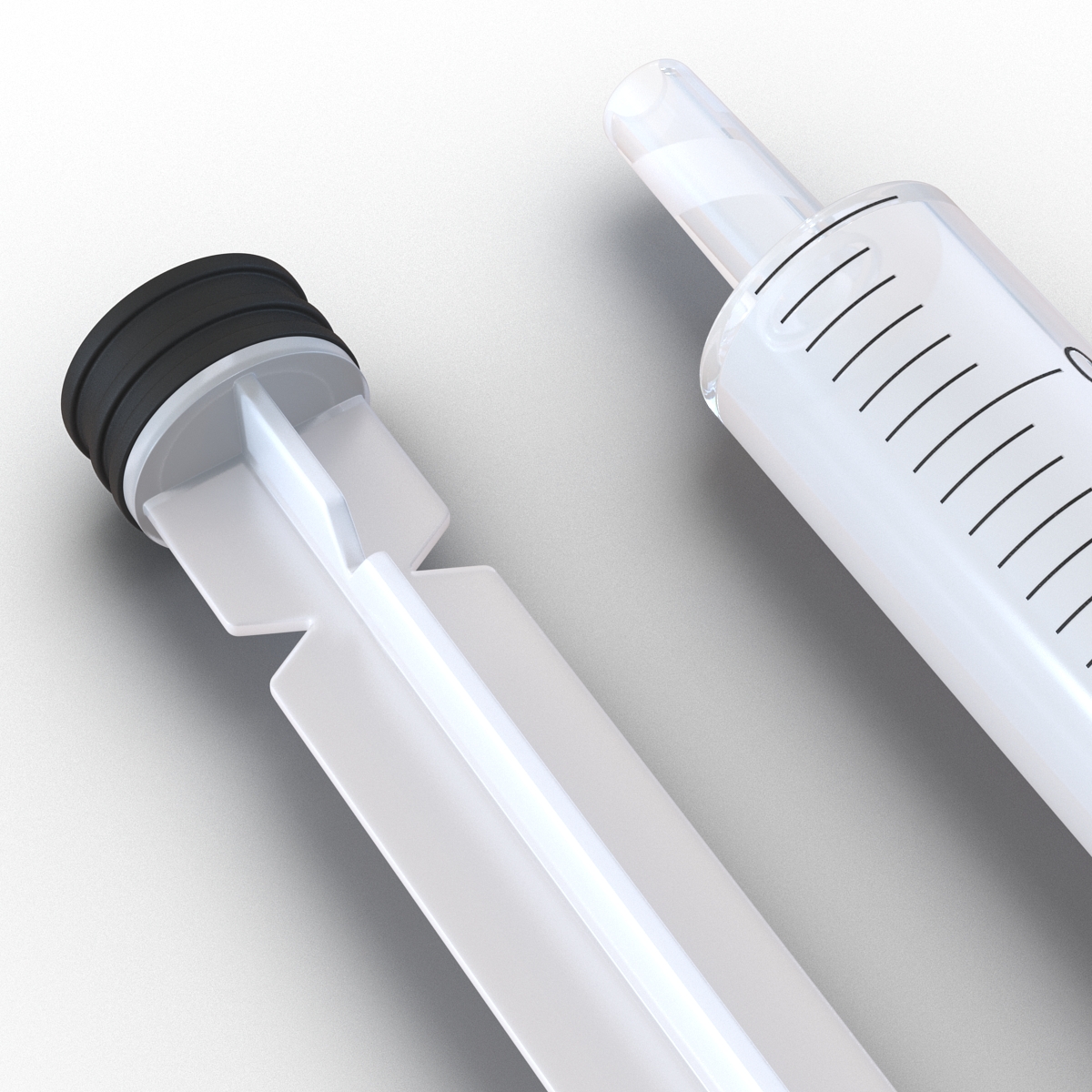 Disposable Syringe 2ml 3D