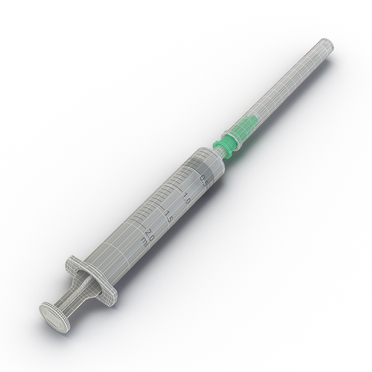 3D Disposable Syringe 2ml Set