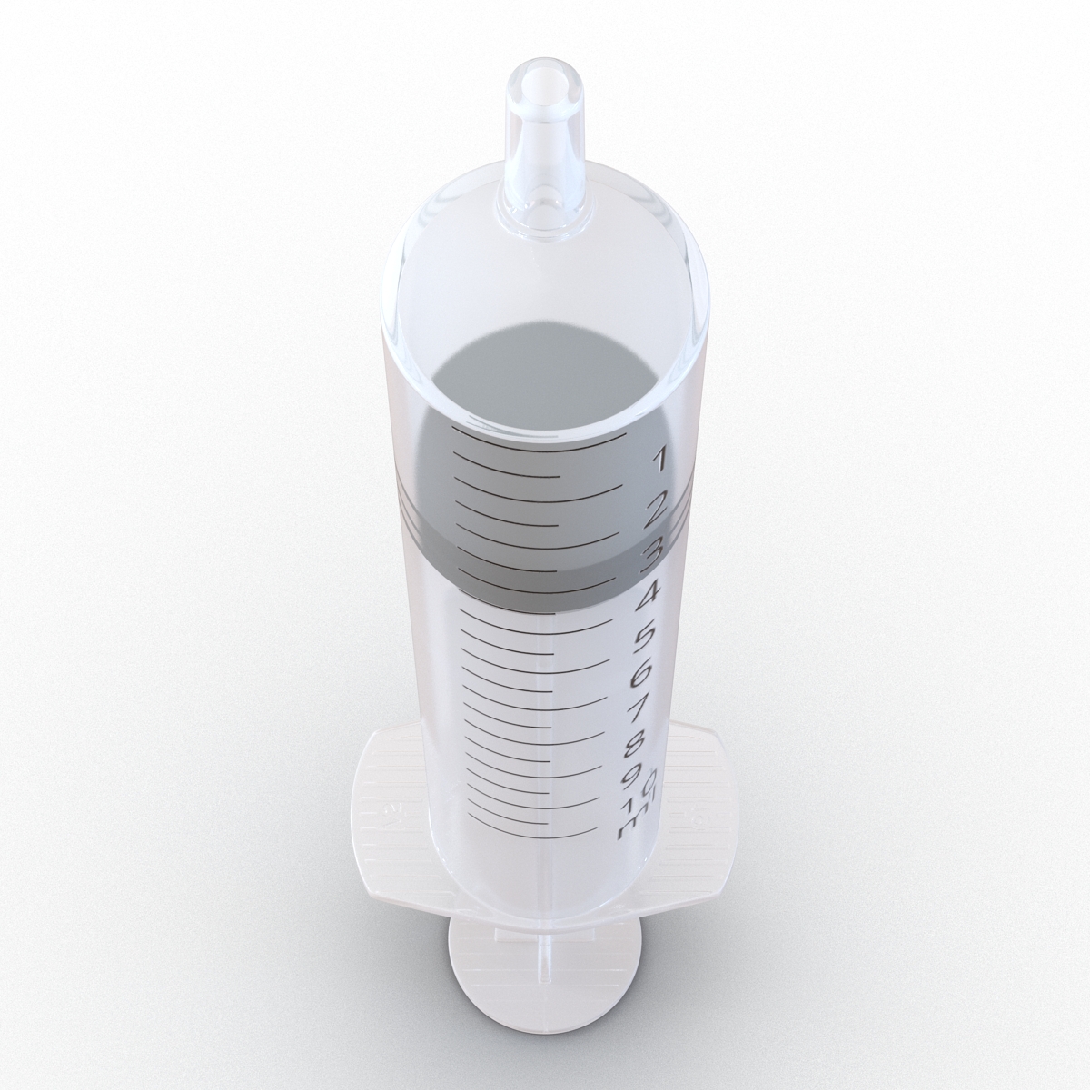 3D Disposable Syringe 10ml model