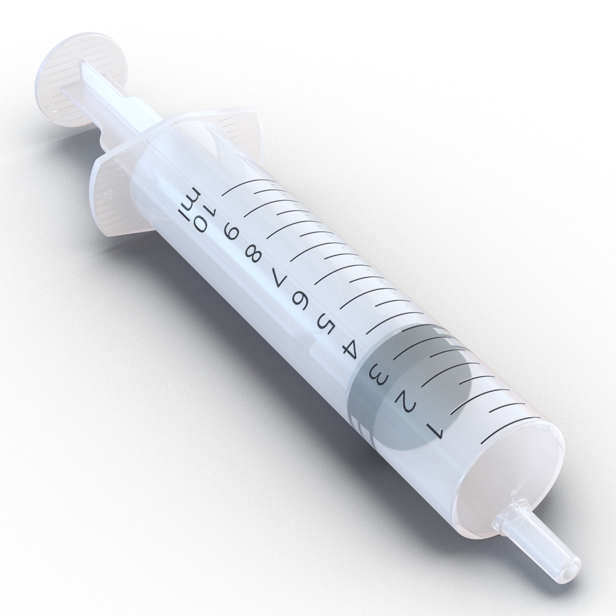 3D Disposable Syringe 10ml model