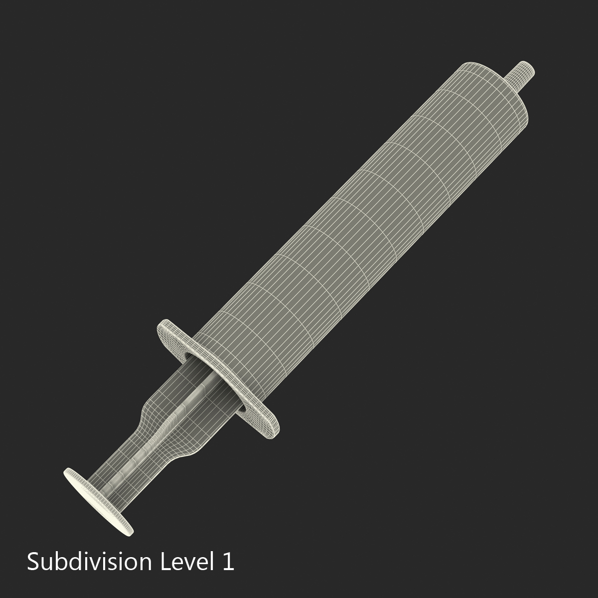 3D Disposable Syringe 10ml model