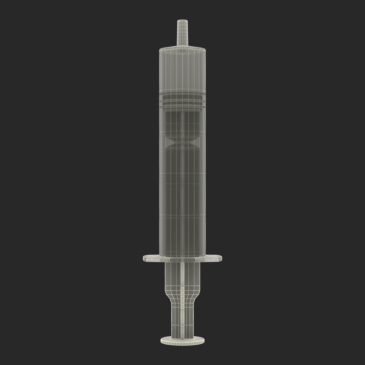 3D Disposable Syringe 10ml model