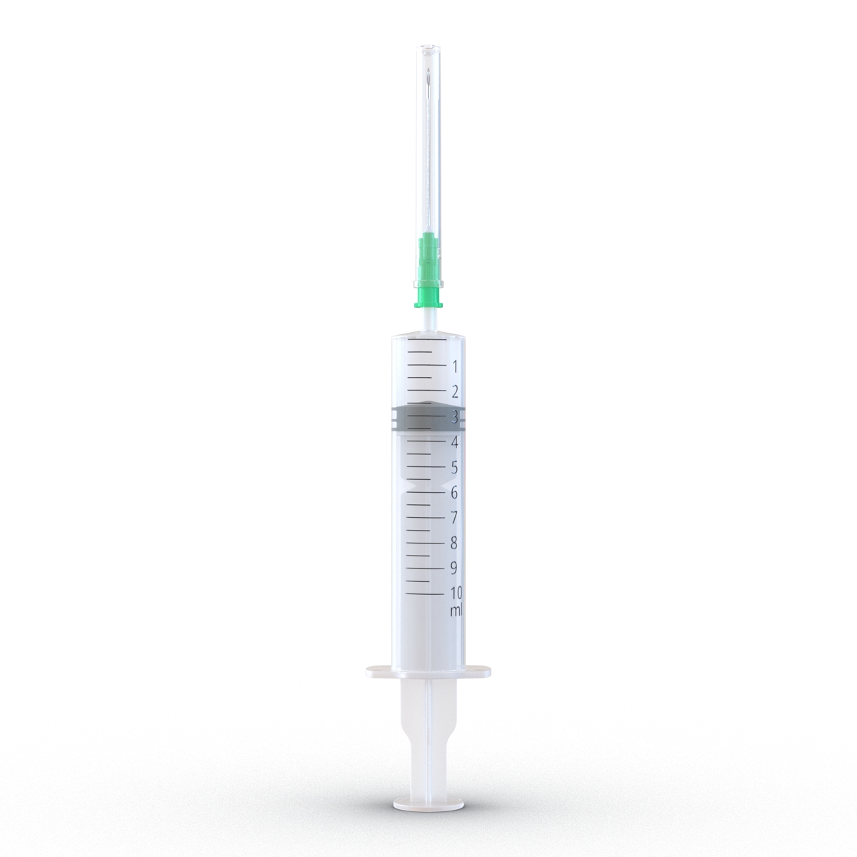 Disposable Syringe 10ml Set 3D